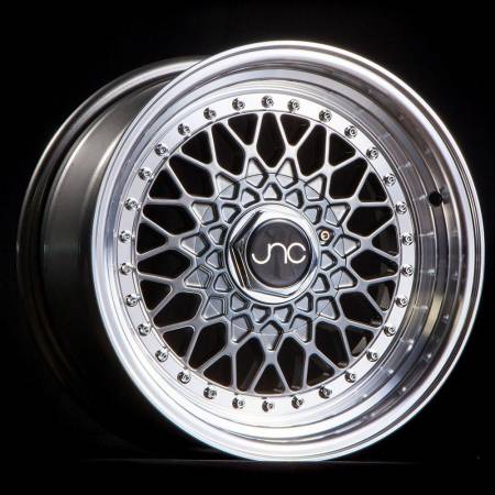 JNC Wheels - JNC Wheels Rim JNC004 Gunmetal Machined Lip 15x8 5x100/5x114.3 ET20