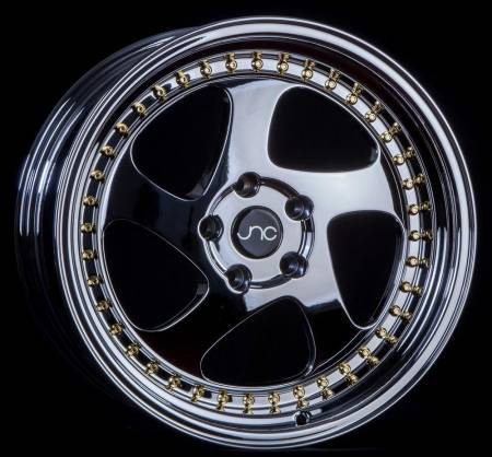 JNC Wheels - JNC Wheels Rim JNC034 Platinum Gold Rivets 18x8.5 5x114.3 ET30