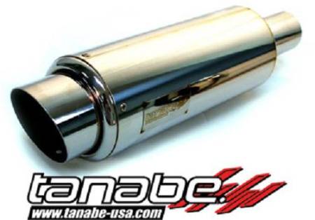 TANABE & REVEL RACING PRODUCTS - Tanabe Tuner Medalion Universal Muffler Racing 120mm 90mm Tip