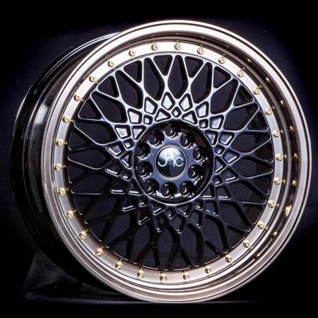 JNC Wheels - JNC Wheels Rim JNC031 Matte Black Machined Bronze Lip 17x9 4x100/4x114.3 ET30