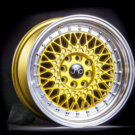 JNC Wheels - JNC Wheels Rim JNC031 Candy Gold Machined Lip 15x8 4x100/4x114.3 ET20
