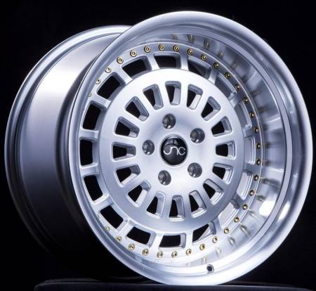 JNC Wheels - JNC Wheels Rim JNC046 Silver Machined Face 15x9 4x100 ET20