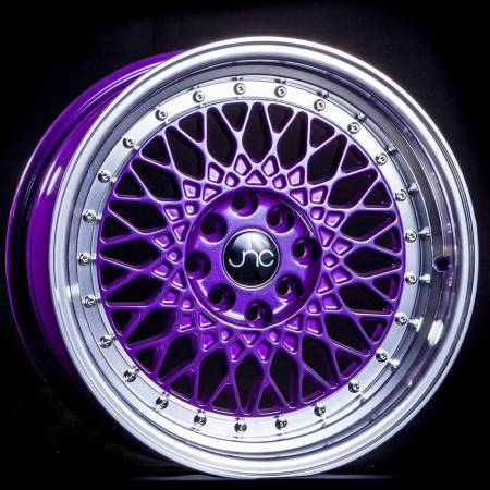 JNC Wheels - JNC Wheels Rim JNC031 Candy Purple Machined Lip 15x8 4x100/4x114.3 ET20