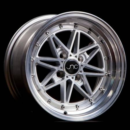 JNC Wheels - JNC Wheels Rim JNC002 Silver Machined Face 15x8 4x100 ET25