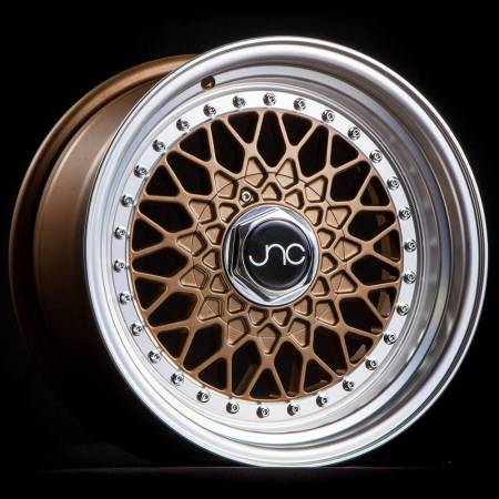 JNC Wheels - JNC Wheels Rim JNC004 Matte Bronze Machined Lip 15x8 4x100/4x114.3 ET20