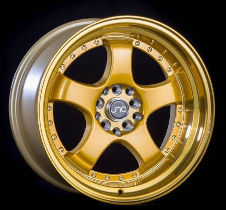 JNC Wheels - JNC Wheels Rim JNC017 Gold Machined Lip 17x9 5x100/5x114.3 ET20