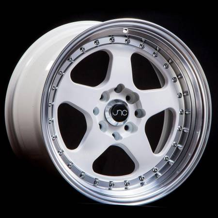 JNC Wheels - JNC Wheels Rim JNC010 White Machined Lip 18x10 5x114.3 ET30
