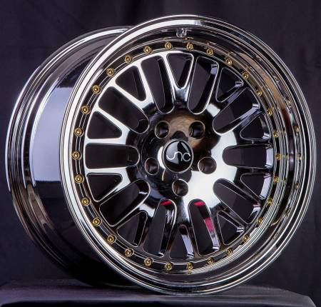 JNC Wheels - JNC Wheels Rim JNC001 Platinum Gold Rivets 18x9.5 5x100/5x114.3 ET25