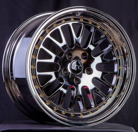 JNC Wheels - JNC Wheels Rim JNC001 Platinum Gold Rivets 18x8.5 5x114.3 ET30