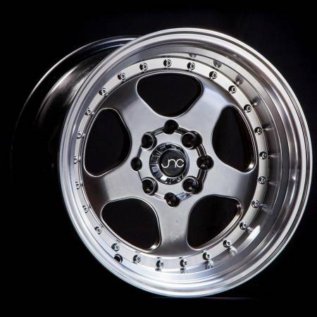 JNC Wheels - JNC Wheels Rim JNC010 Gunmetal Machined Lip 15X8 4X100/114.3 ET20