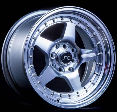 JNC Wheels - JNC Wheels Rim JNC009 Silver Machined Face 15x8 4x100/4x114.3 ET25