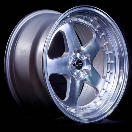 JNC Wheels - JNC Wheels Rim JNC010 Silver Machined Lip 17x8 5x114.3 ET30