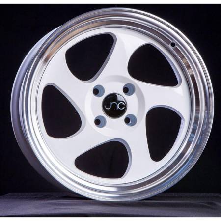 JNC Wheels - JNC Wheels Rim JNC034 White Machined Lip 15x8.25 4x100 ET20