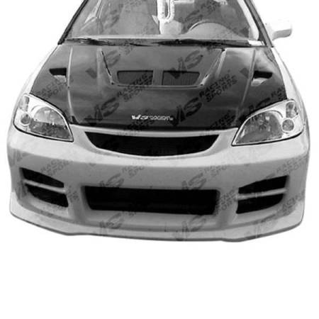 VIS Racing - VIS Racing Carbon Fiber Hood EVO Style for Honda Prelude 2DR 92-96
