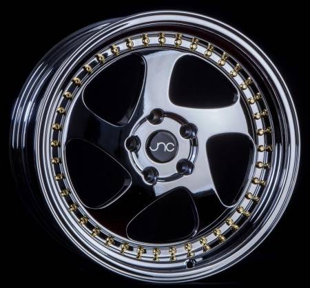 JNC Wheels - JNC Wheels Rim JNC034 Platinum Gold Rivets 18x9.5 5x114.3 ET30