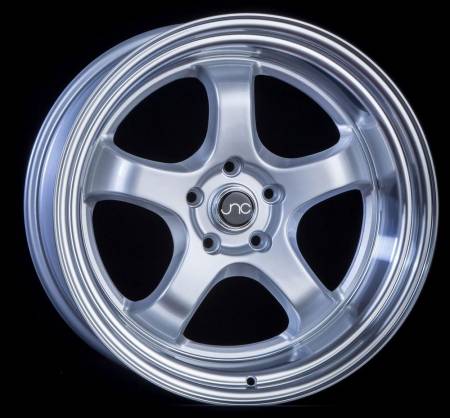 JNC Wheels - JNC Wheels Rim JNC017 Silver Machined Lip 17x9 5x100/5x114.3 ET20