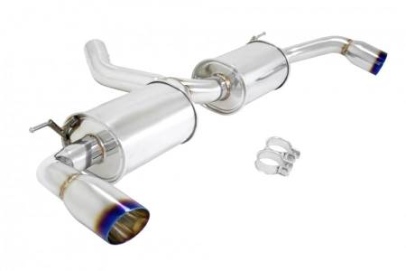 Megan Racing - Megan Racing Supremo Exhaust System: BMW E70 X5 2007-13 V6 Model Only (Exclude M Package) Burnt Rolled Tips
