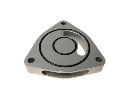 Torque Solution - Torque Solution Blow Off BOV Sound Plate (Silver): Hyundai Genesis Coupe 2.0T ALL