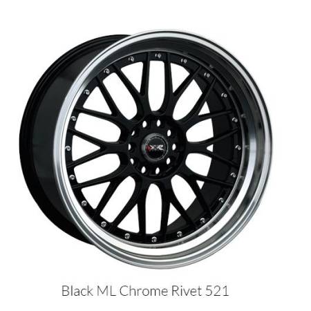 XXR Wheels - XXR Wheel Rim 521 18X10 5x114.3/5x120 ET25 73.1CB Black / ML