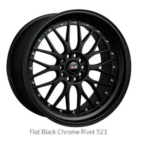 XXR Wheels - XXR Wheel Rim 521 20X10.5 5x114.3/5x120 ET30 73.1CB Flat Black