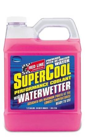 Red Line Synthetic Oil - Red Line Oil Engine Coolant Additive Supercool With Waterwetter 1.2 Gallon - Case of 4