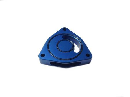 Torque Solution - Torque Solution Blow Off BOV Sound Plate (Blue): Kia Optima 2.0T