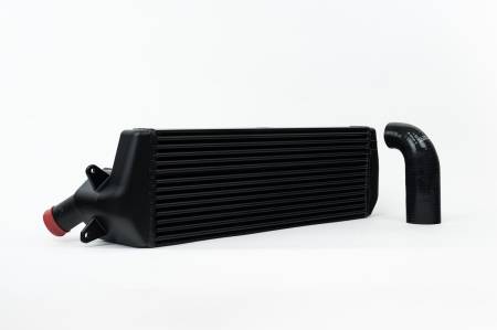 CSF Radiators - CSF 2020+ Hyundai Veloster N / 2021+ Hyundai i30N DCT High Perf. Stepped Core Intercooler - Black