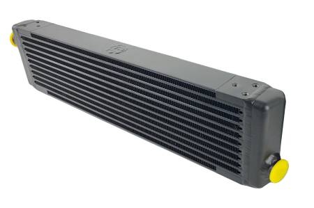 CSF Radiators - CSF Universal Signal-Pass Oil Cooler (RSR Style) - M22 x 1.5 - 24in L x 5.75in H x 2.16in W