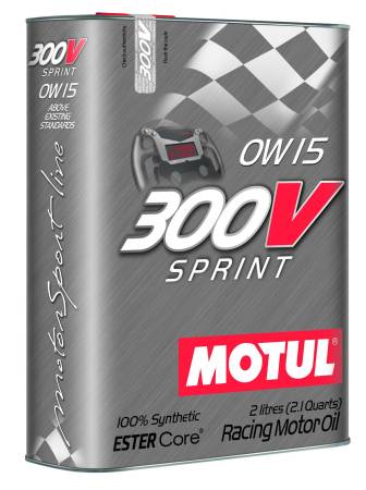 Motul - Motul 300V SPRINT 0W15 - 2L - Racing Engine Oil - Case of 6