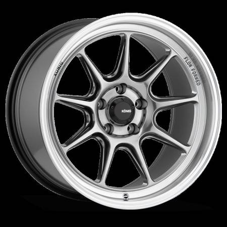 Konig Wheels - Konig Wheels Rim Countergram 17X9 5X114.3 ET43 Hyper Chrome / Machined Lip