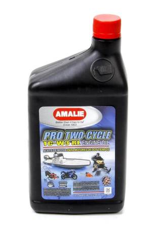 Amalie Motor Oil - Amalie Motor Oil Pro 2 Cycle TC-W 3 RL Oil Case 12x1Qt