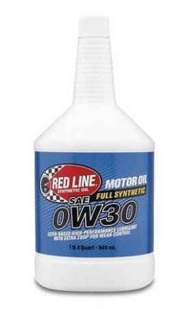 Red Line Synthetic Oil - Red Line Oil SAE 0W30 Synthetic Motor Oil 1 Quart - Case of 12