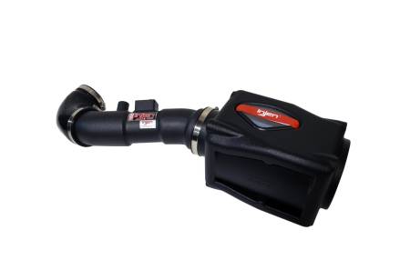 Injen - Injen 04-10 QX56 / 04-12 Amada/Titan V8 5.6L w/Power Box Wrinkle Black Power-Flow Air Intake System