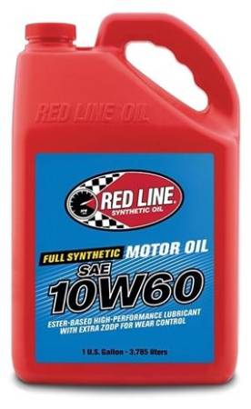 Red Line Synthetic Oil - Red Line Oil 10W60 Synthetic Motor Oil 1 Gallon - Case of 4