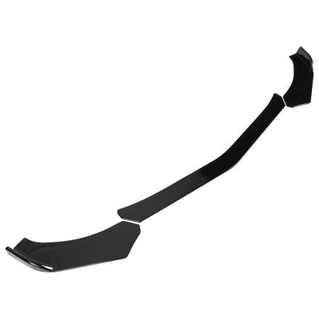 Spec'D Tuning Products - Spec-D Universal Glossy Black Polypropylene 3PC Bumper Lip