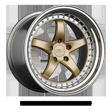 XXR Wheels - XXR Wheels Rim 565 20x9 5x114.3 ET35 73.1CB Hyper Gold / Platinum Lip