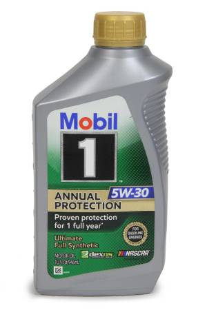 Mobil 1 - Mobil 1 Motor Oil - Annual Protection - 5W30 - Synthetic - 1 qt - Each