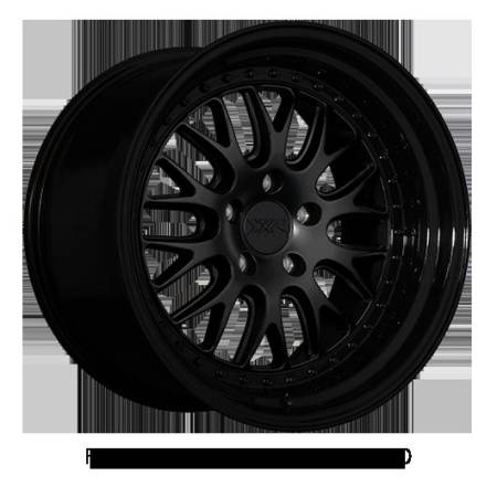 XXR Wheels - XXR Wheels Rim 570 20x9 5x114.3 ET35 73.1CB Flat Black / Gloss Black Lip