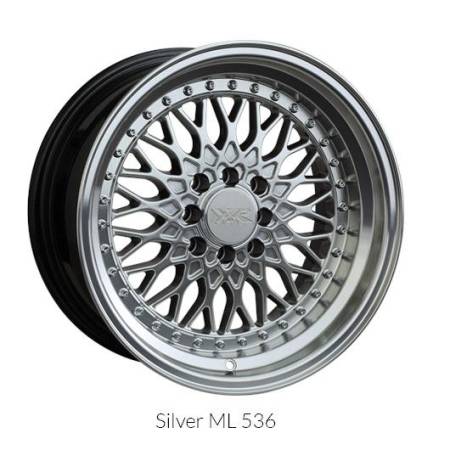 XXR Wheels - XXR Wheel Rim 536 18X9 5x100/5x114.3 ET32 73.1CB Hyper Silver / ML