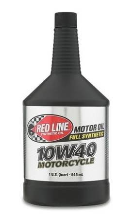 Red Line Synthetic Oil - Red Line Oil 10W40 Motorcycle Oil Synthetic 1 Quart