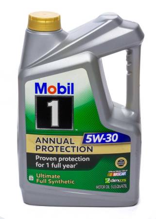 Mobil 1 - Mobil 1 Motor Oil - Annual Protection - 5W30 - Synthetic - 5 qt - Each