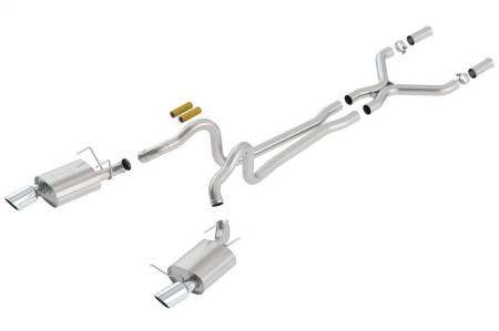 Borla - Borla 13-14 Mustang GT/Boss 302 5.0L V8 RWD Single Split Rear Exit S-Type Catback Exhaust