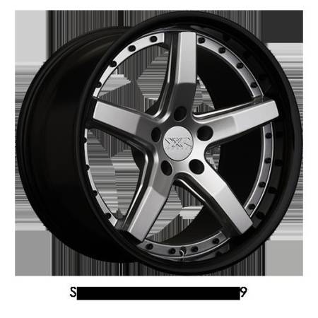 XXR Wheels - XXR Wheels Rim 569 20x10.5 5x120 ET40 73.1CB Silver / Gloss Black Lip