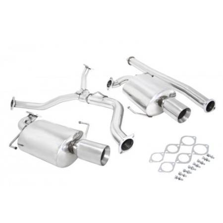 Manzo Headers, Exhausts, and More - Manzo Subaru Legacy 2005-2008 2.5L GT ONLY Stainless Steel Catback Exhaust System