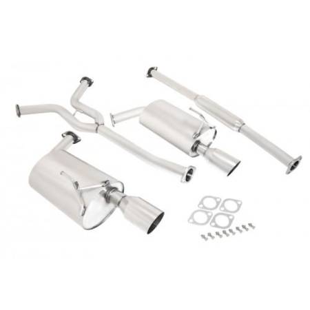 Manzo Headers, Exhausts, and More - Manzo Nissan Maxima 2004-2008 A34 3.5L VQ35DE Stainless Steel Catback Exhaust System