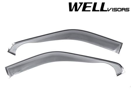 WellVisors - WellVisors Side Window Deflectors Ford F-150 09-14 extended cab Off Road Series (front only)