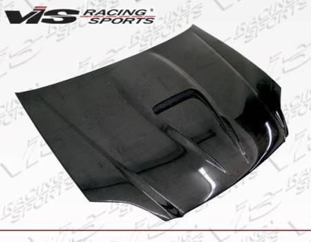 VIS Racing - VIS Racing Carbon Fiber Hood G Force Style for Honda Civic 2DR 99-00