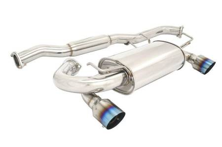 Megan Racing - Megan Racing OE-RS Cat-Back Exhaust System: Nissan 350z Burnt Ti Tips