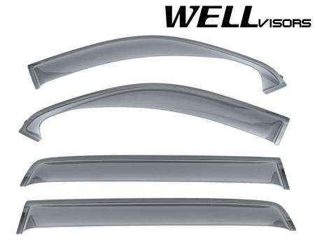 WellVisors - WellVisors Side Window Deflectors Toyota Tundra 07-21 Crew Max Off-Road Series