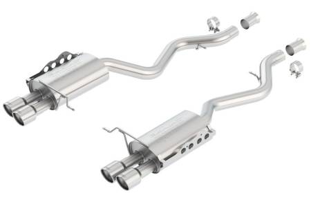 Borla - Borla 08-13 BMW M3 Coupe 4.0L V8 RWD Exhaust (rear section only)